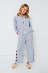 Blue Bree Binding Sleepwear Set